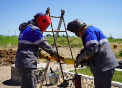В астраханском селе Атал проложили более километра распределительных газопроводов