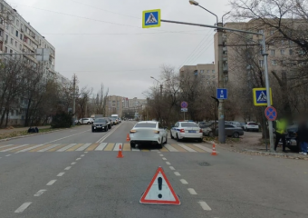 В Астрахани у «Детского мира» сбили ребенка на пешеходном переходе