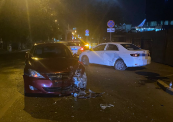 Ночью в Астрахани произошло два ДТП с пострадавшими