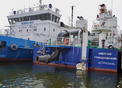 Астраханская верфь усилила дноуглубительный флот судном «Николай Гричановский»