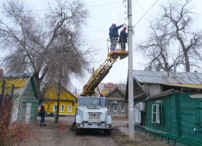 В Астрахани модернизируют уличное освещение у Зеленой мечети