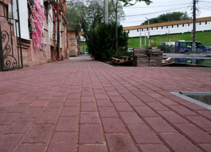 В самом сердце Астрахани ремонтируют одну из улиц