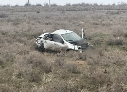В Астраханской области при опрокидывании «Лады» погиб пенсионер