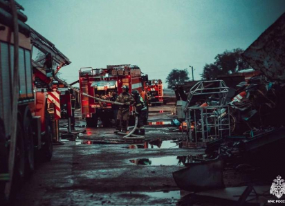 В Астраханской области во время пожара на летней кухне погибла пенсионерка