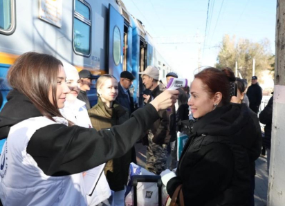 В Астрахани купируют распространение гриппа тепловизионным контролем пассажиров