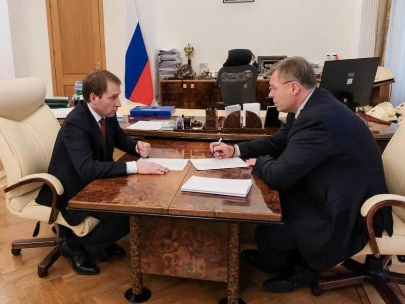 Астраханский губернатор обсудил с главой минприроды России дополнительную подкачку региональных водоёмов