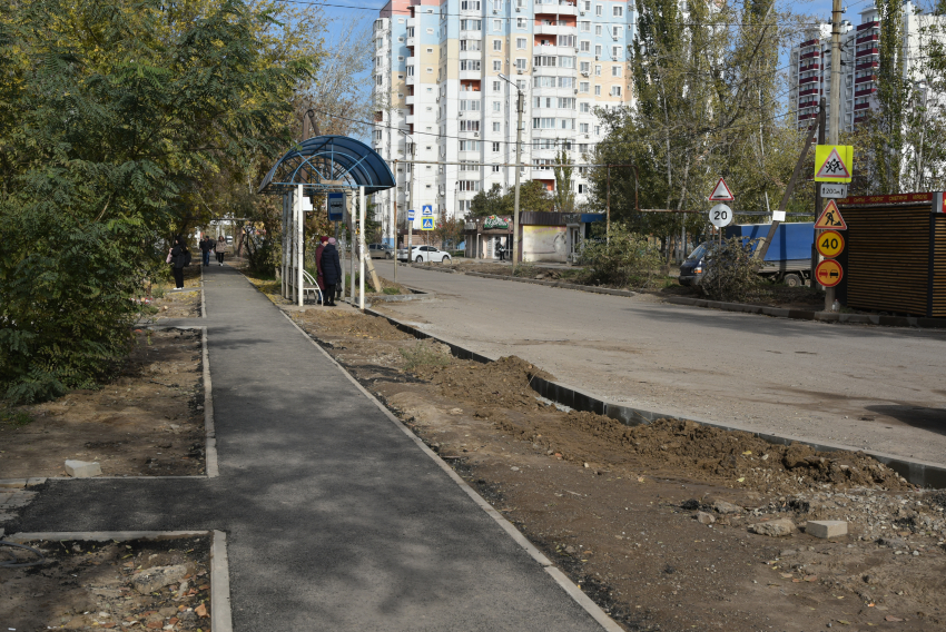 В Астрахани ремонт Жилой и Красноармейской улиц завершат в декабре 2022 года