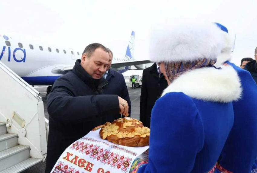 Астрахань встретила премьер-министра Беларуси хлебом и солью