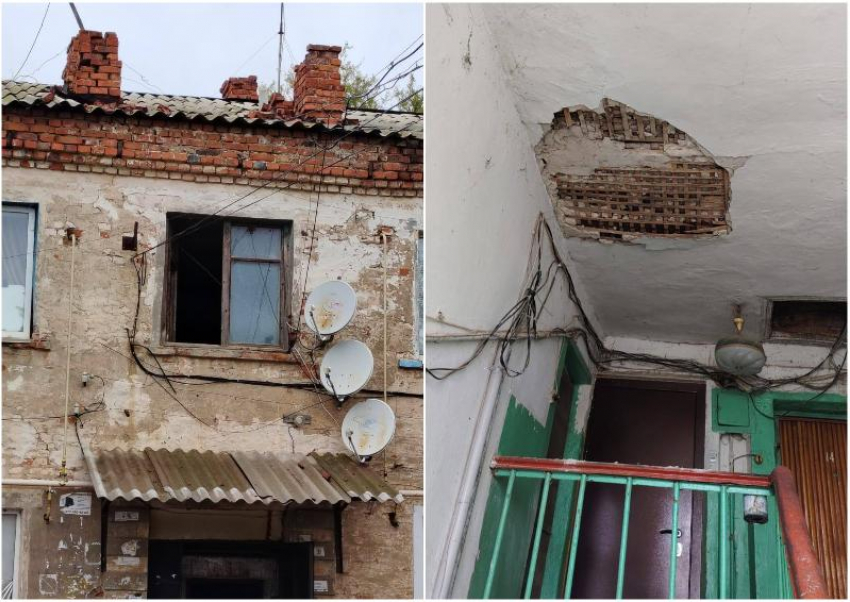 Астраханский следком возбудил уголовное дело по факту обрушения в подъезде дома