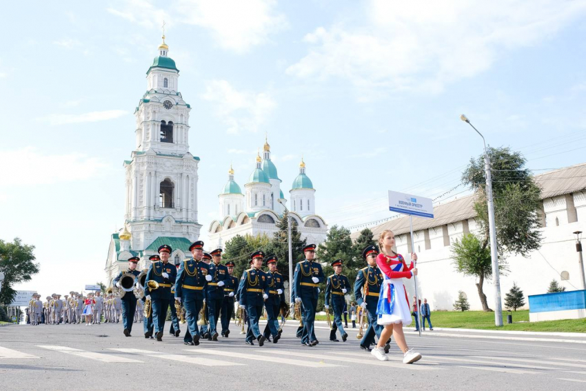 В Астрахани стартовал фестиваль духовых оркестров «Фанфары Каспия"