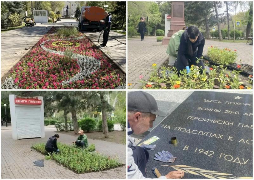 Глава Астрахани призвал уважать труд озеленителей и не воровать рассаду