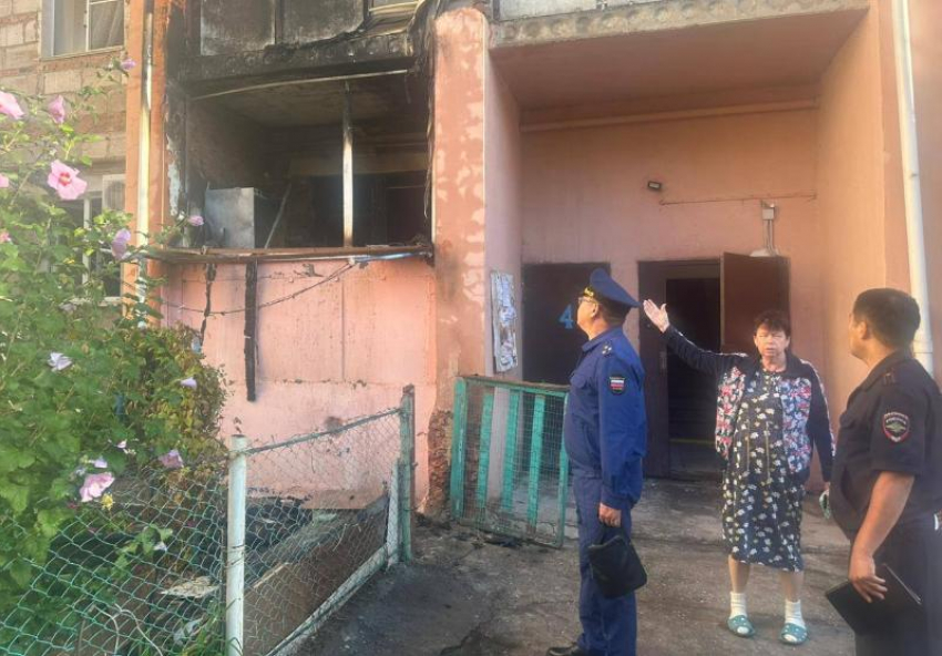 В Астрахани на месте пожара в квартире нашли мертвую пенсионерку