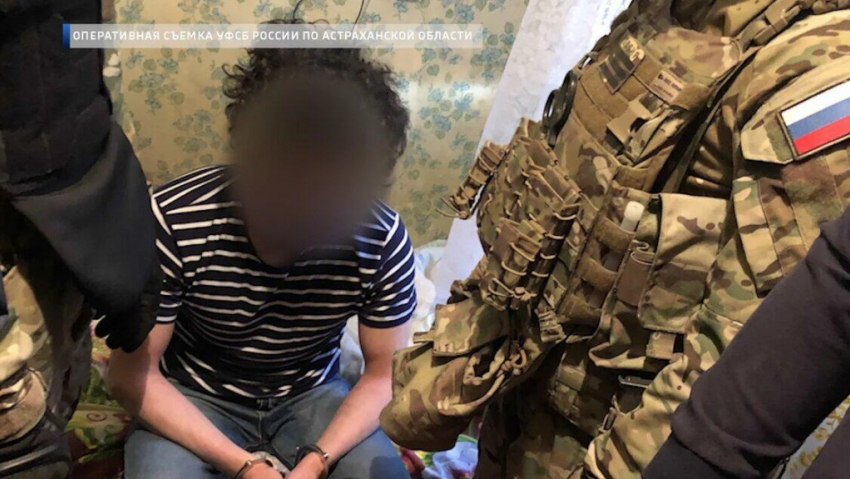 У пойманного в Астрахани террориста изъяли целый арсенал оружия