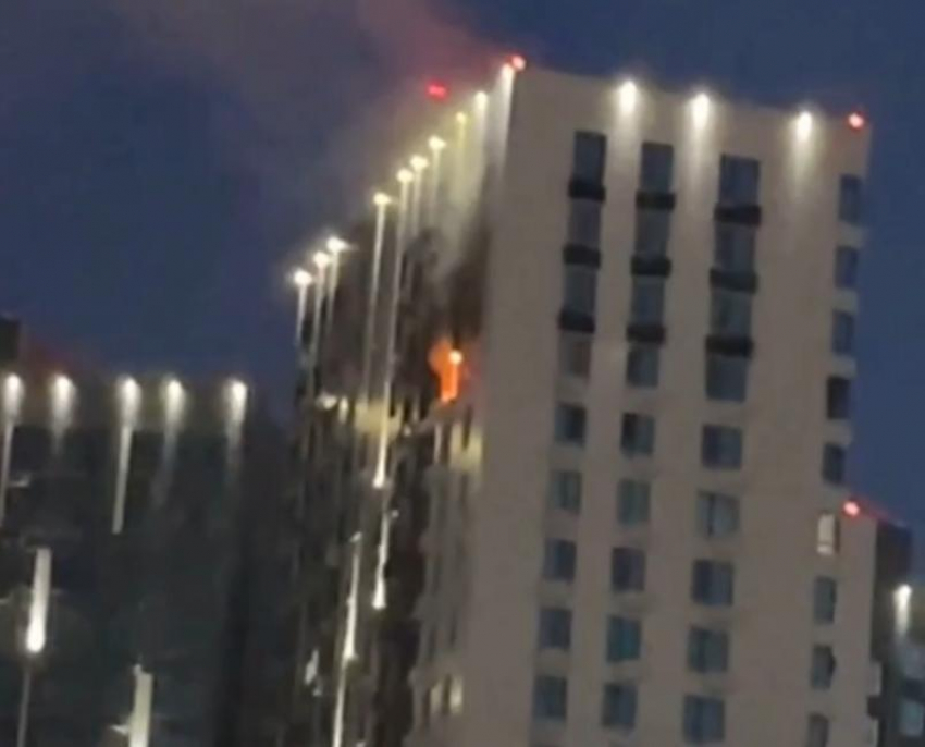 Известны подробности пожара, который произошел в Астрахани в новом жилом комплексе