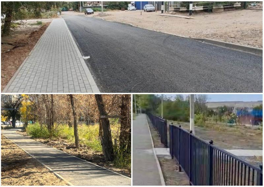 В Астрахани завершили благоустройство в трех районах по просьбам горожан