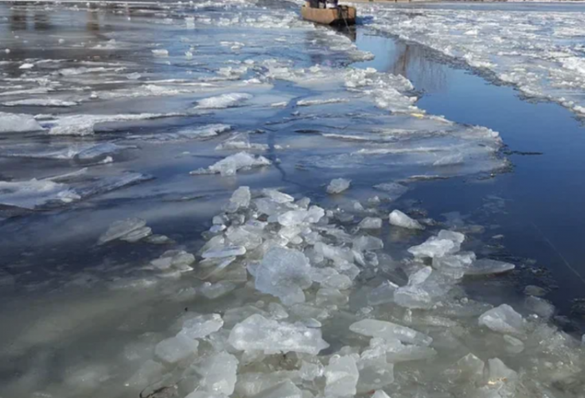 В Астраханской области наблюдается зимняя межень