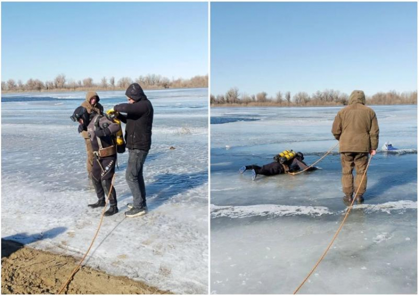 В Астраханской области ледовая обстановка помешала искать пропавшего мужчину