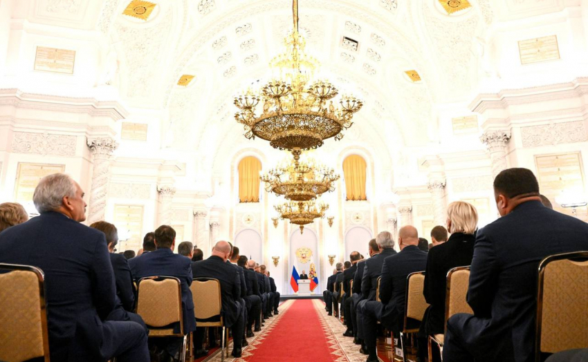 Игорь Бабушкин посетил церемонию вступления в состав России новых регионов 