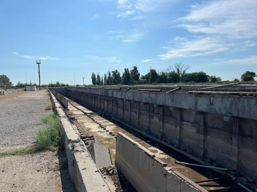 В Астрахани продолжается реконструкция северных очистных сооружений для улучшения экологии