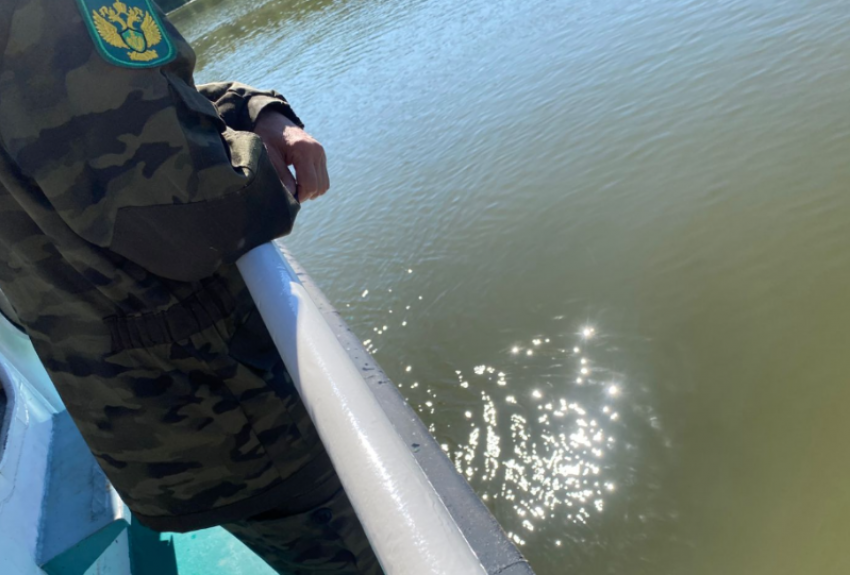 В Астрахани на реке Кривая Болда обнаружили загрязнение нефтепродуктами