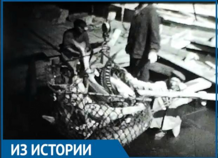 Астраханские рыбаки в 60-е годы ловили осетров-гигантов