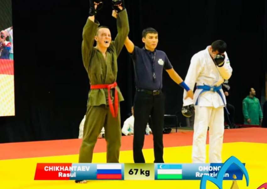 Астраханец получил золото Кубка мира по рукопашному бою