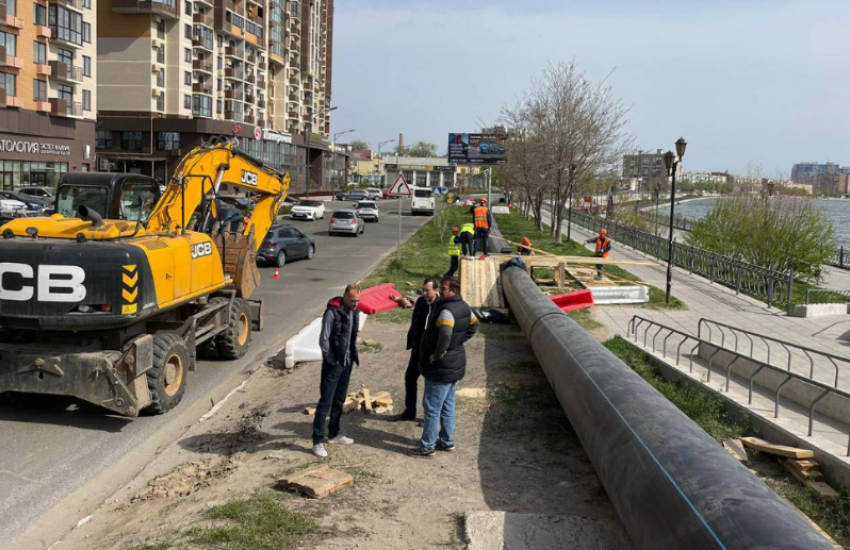 Летом 2023 года в Астрахани завершат ремонт канализационных сетей на трех участках