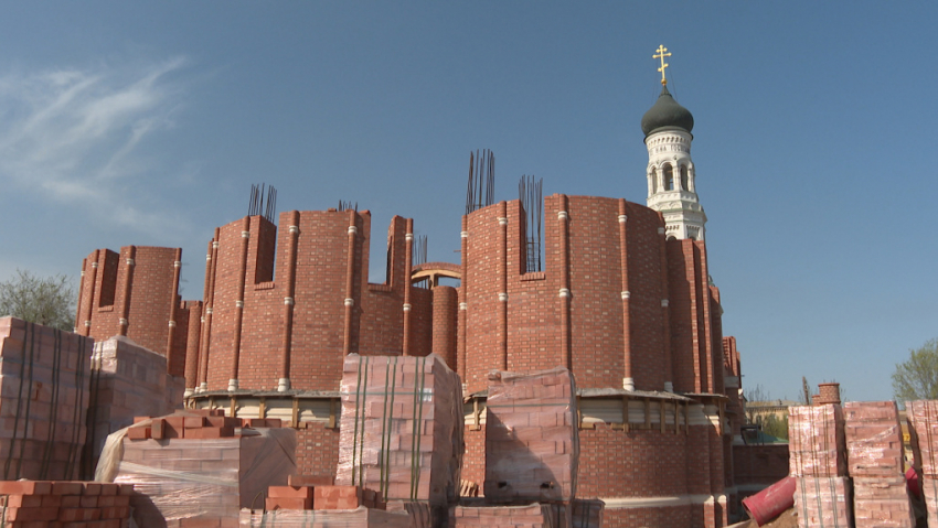Благовещенский храм в Астрахани будет вмещать 400 человек 