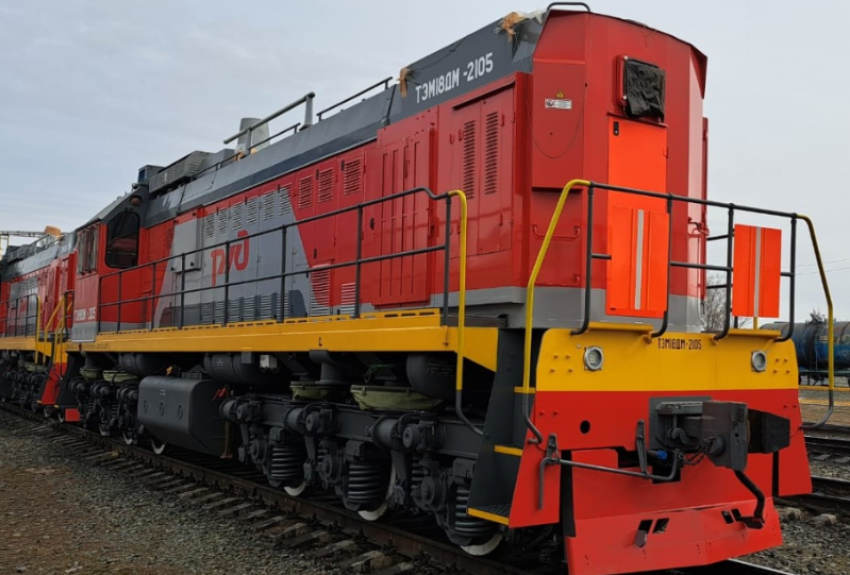 Три новых маневровых локомотива поступили в эксплуатационное локомотивное депо Астрахань-2